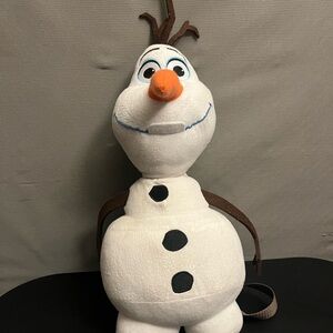 Disney Olaf Plush Backpack - White and Black